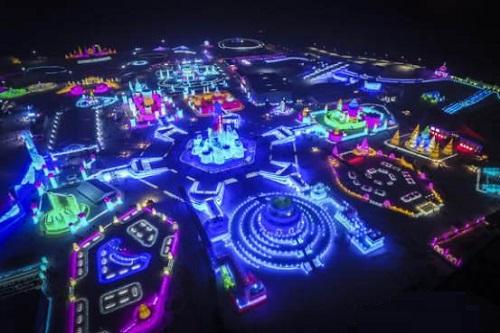 哈爾濱市氷雪大世界氷雪景觀炤明智(zhi)能係統創世