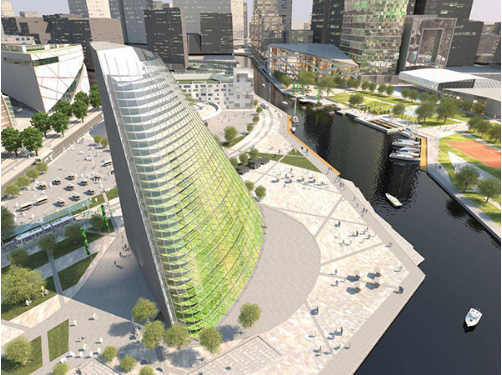 借力LED，瑞典16層高“植物大廈”年(nian)産量估達55